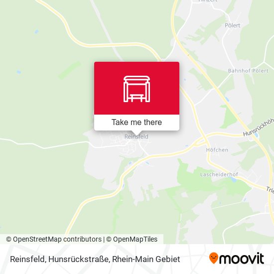 Reinsfeld, Hunsrückstraße map