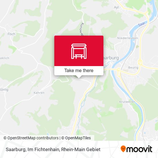 Карта Saarburg, Im Fichtenhain