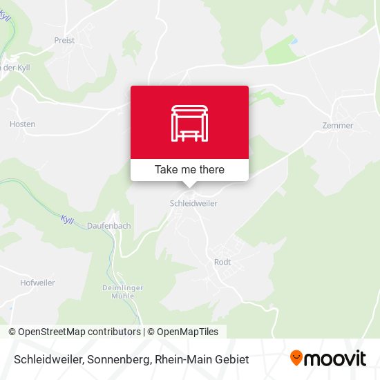 Schleidweiler, Sonnenberg map