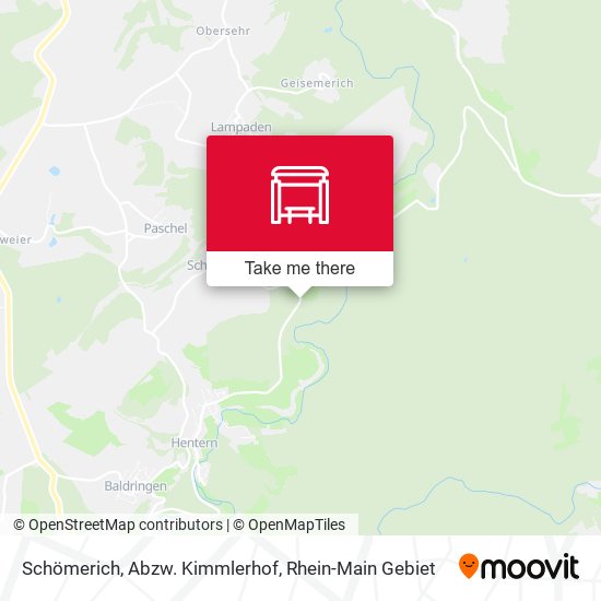 Schömerich, Abzw. Kimmlerhof map