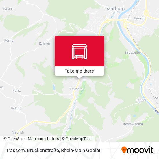 Trassem, Brückenstraße map