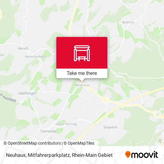Карта Neuhaus, Mitfahrerparkplatz
