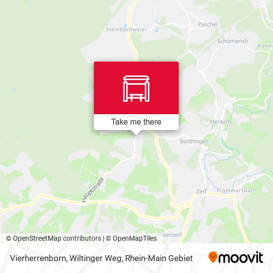 Vierherrenborn, Wiltinger Weg map
