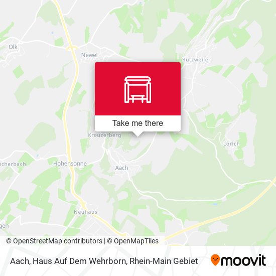 Aach, Haus Auf Dem Wehrborn map