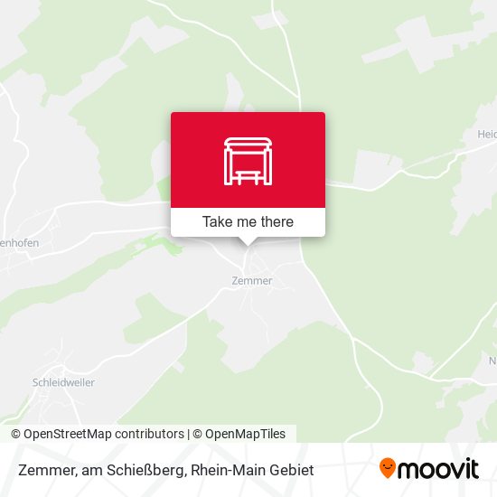 Карта Zemmer, am Schießberg
