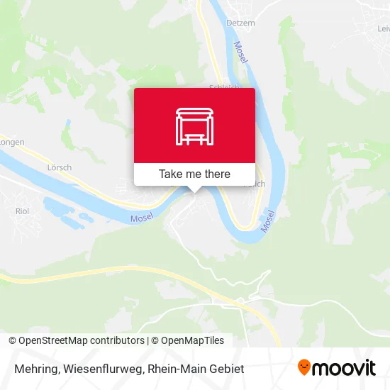 Карта Mehring, Wiesenflurweg