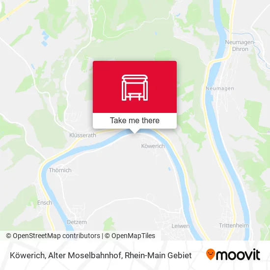 Карта Köwerich, Alter Moselbahnhof