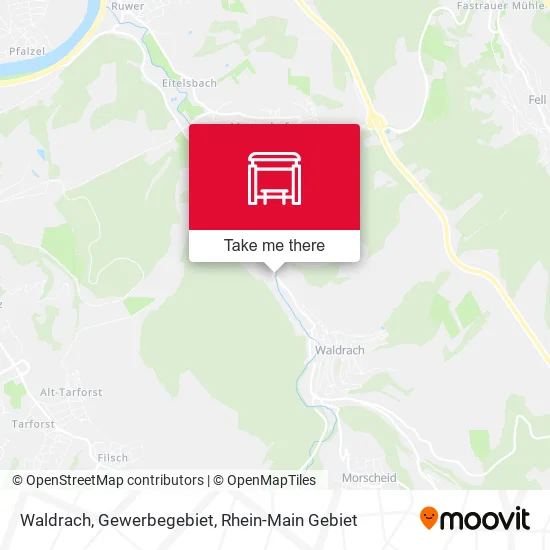 Карта Waldrach, Gewerbegebiet