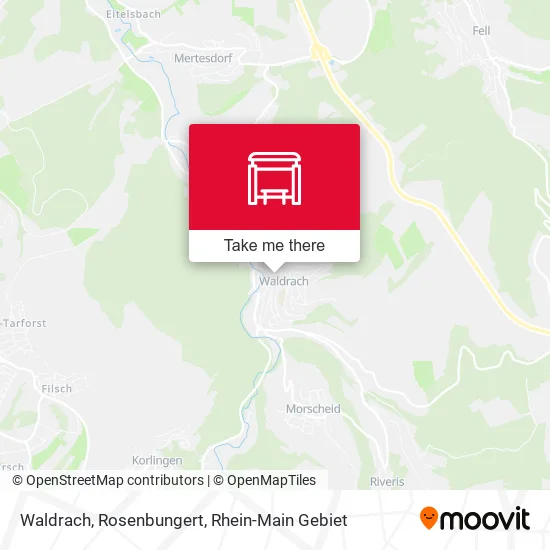 Карта Waldrach, Rosenbungert