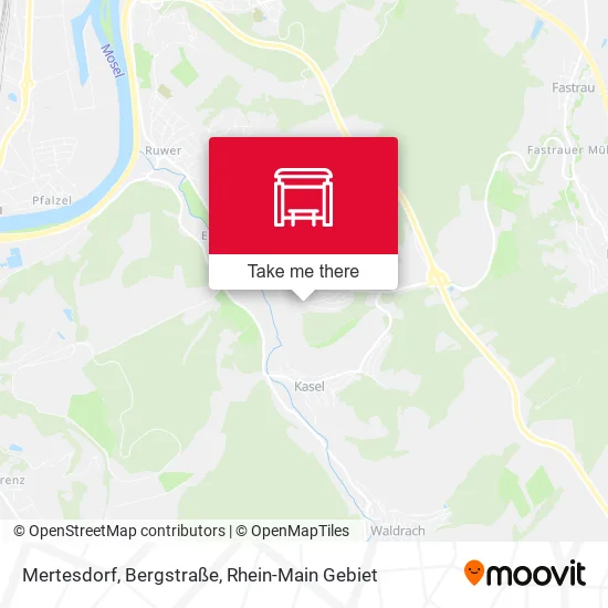 Карта Mertesdorf, Bergstraße