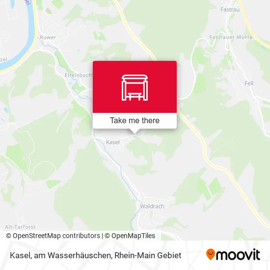 Карта Kasel, am Wasserhäuschen