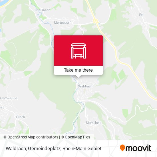 Waldrach, Gemeindeplatz map