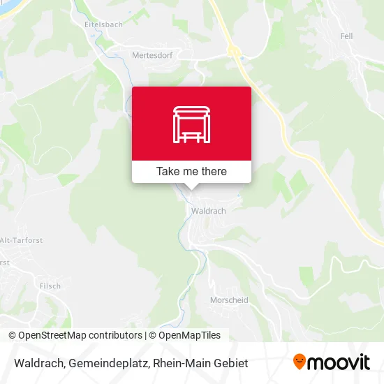 Карта Waldrach, Gemeindeplatz