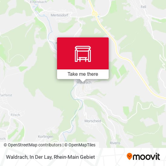Карта Waldrach, In Der Lay