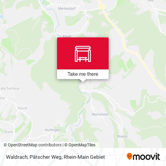 Карта Waldrach, Pätscher Weg