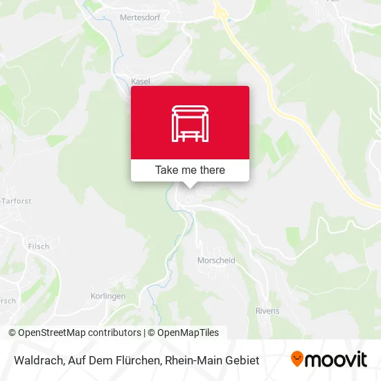 Карта Waldrach, Auf Dem Flürchen