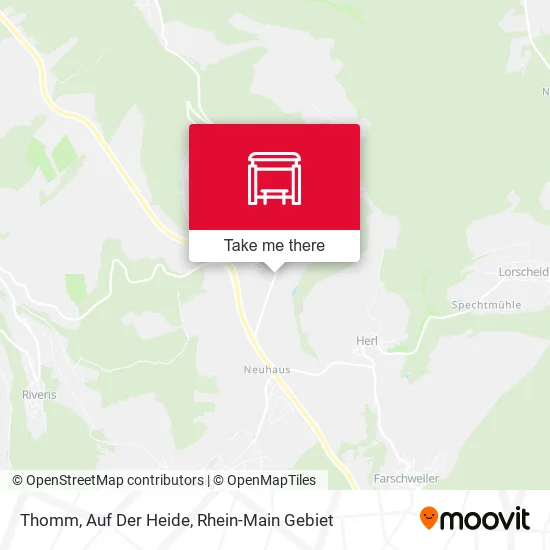 Карта Thomm, Auf Der Heide