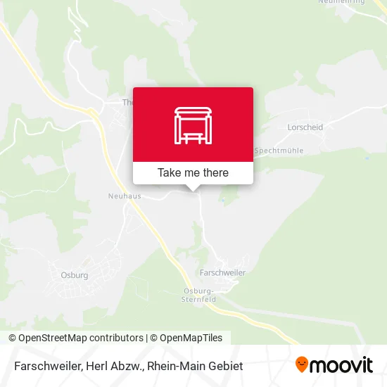 Карта Farschweiler, Herl Abzw.