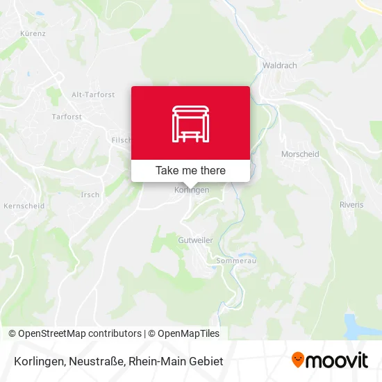Карта Korlingen, Neustraße