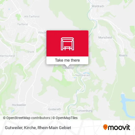 Gutweiler, Kirche map