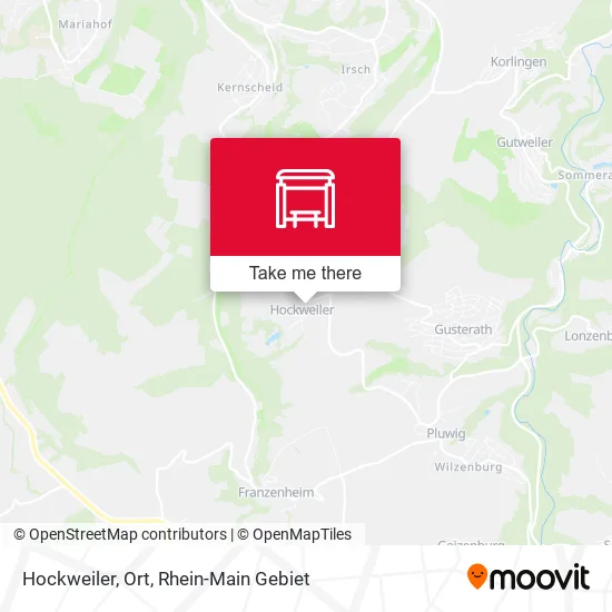 Hockweiler, Ort map