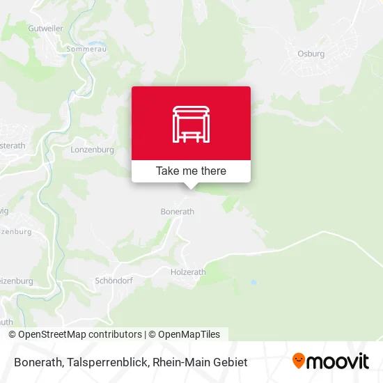 Карта Bonerath, Talsperrenblick