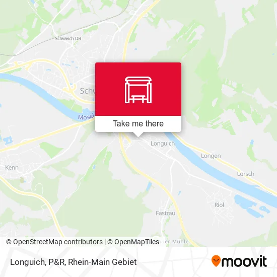 Карта Longuich, P&R