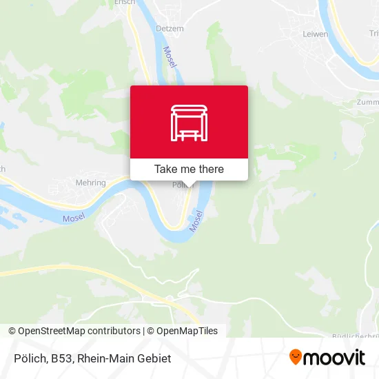 Карта Pölich, B53