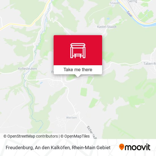 Freudenburg, An den Kalköfen map