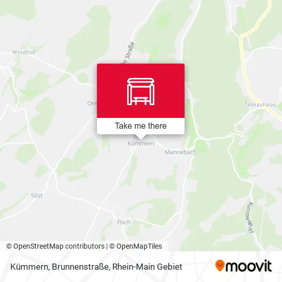 Карта Kümmern, Brunnenstraße