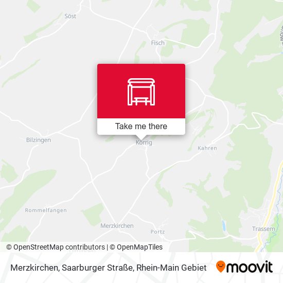 Merzkirchen, Saarburger Straße map
