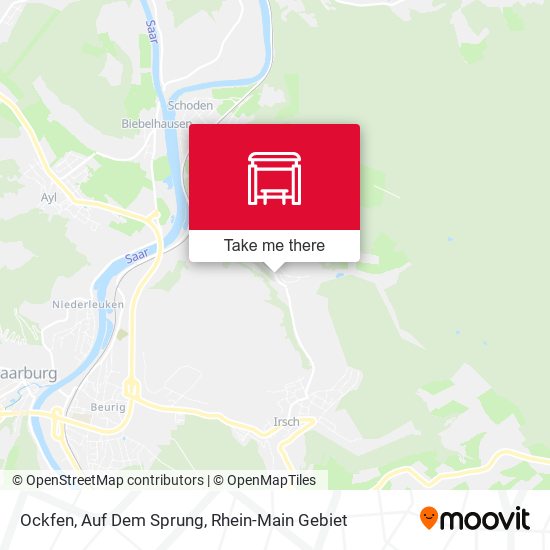 Карта Ockfen, Auf Dem Sprung