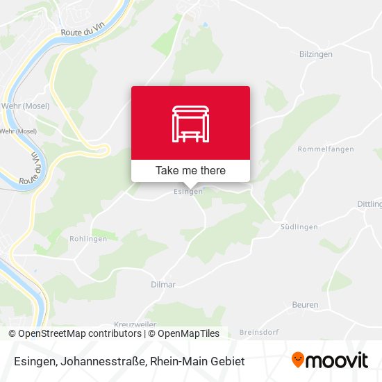 Esingen, Johannesstraße map