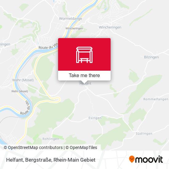 Helfant, Bergstraße map
