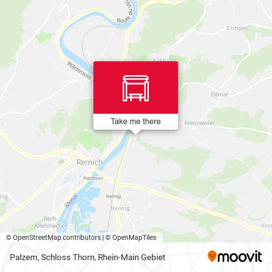 Карта Palzem, Schloss Thorn