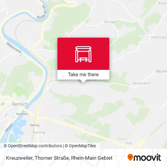 Карта Kreuzweiler, Thorner Straße