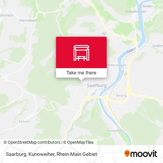 Карта Saarburg, Kunoweiher