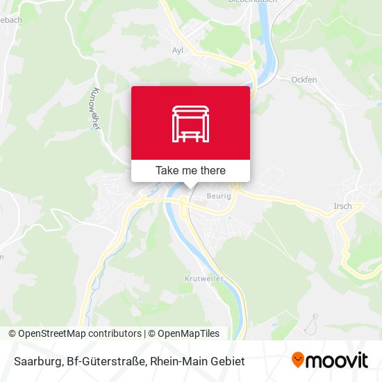 Saarburg, Bf-Güterstraße map