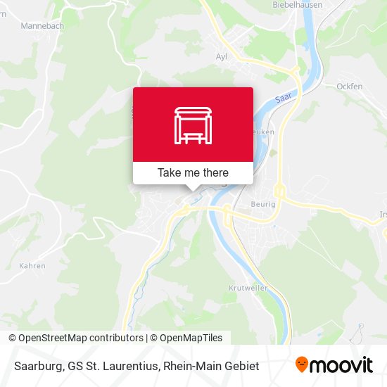Saarburg, GS St. Laurentius map