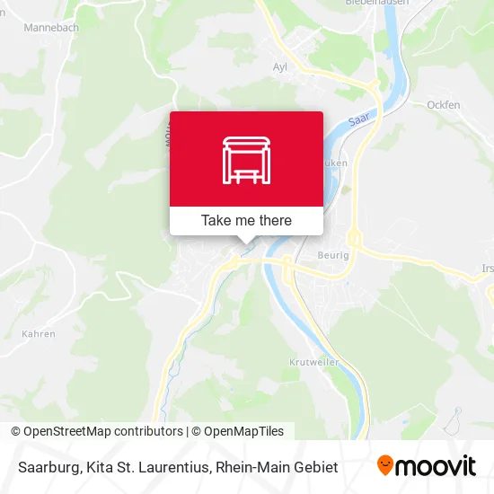 Карта Saarburg, Kita St. Laurentius