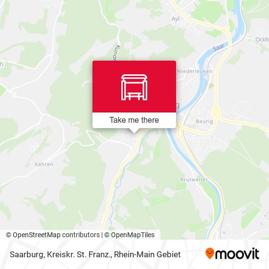 Saarburg, Kreiskr. St. Franz. map