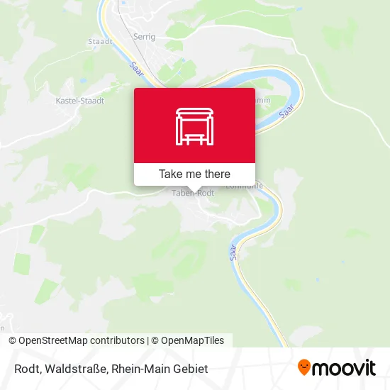 Карта Rodt, Waldstraße