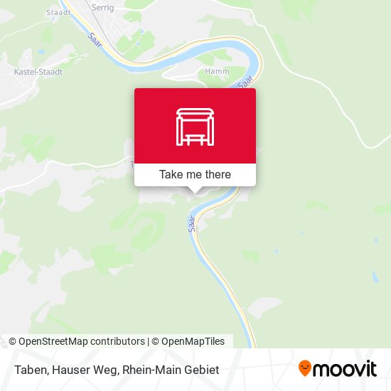 Карта Taben, Hauser Weg
