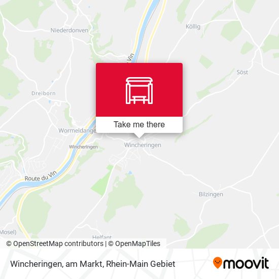 Карта Wincheringen, am Markt