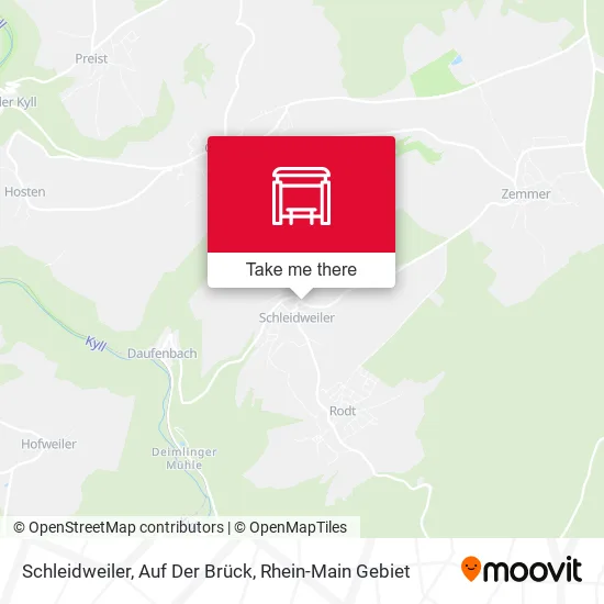Карта Schleidweiler, Auf Der Brück
