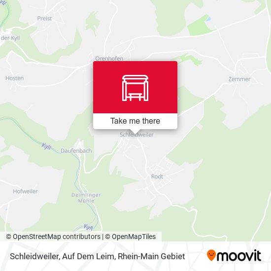 Schleidweiler, Auf Dem Leim map