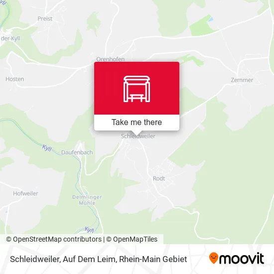 Schleidweiler, Auf Dem Leim map