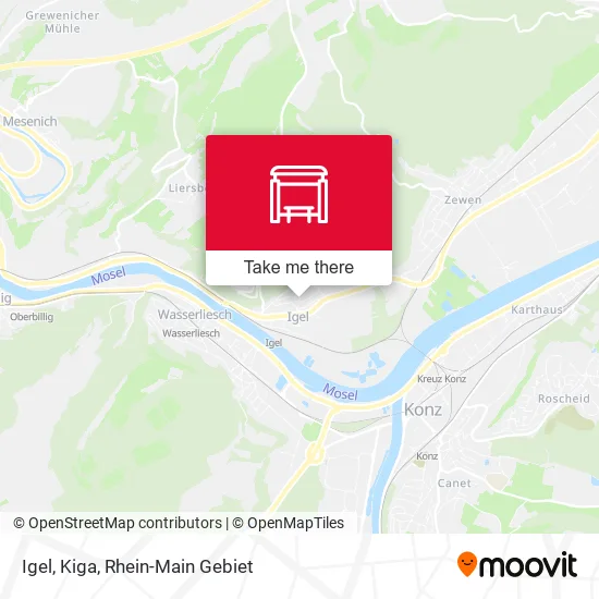 Карта Igel, Kiga
