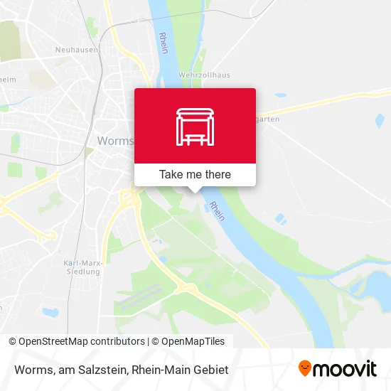 Карта Worms, am Salzstein