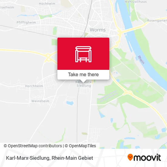 Карта Karl-Marx-Siedlung
